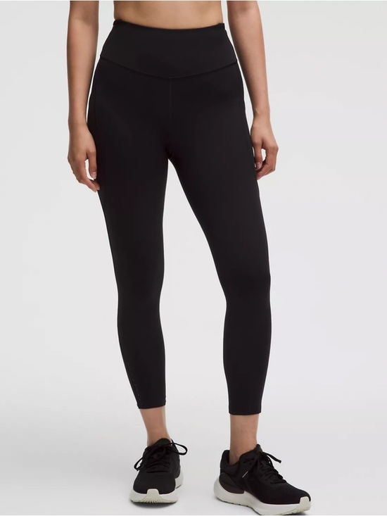 lululemon athletica Pants - Lululemon Fast and Free High Rise Leggings 25” Black Size 12